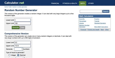 best random number generator.